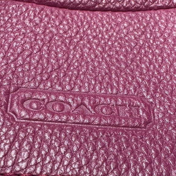 Coach Alexandra Purple Convertible Leather Shoulder Bag - Picture 5 of 13